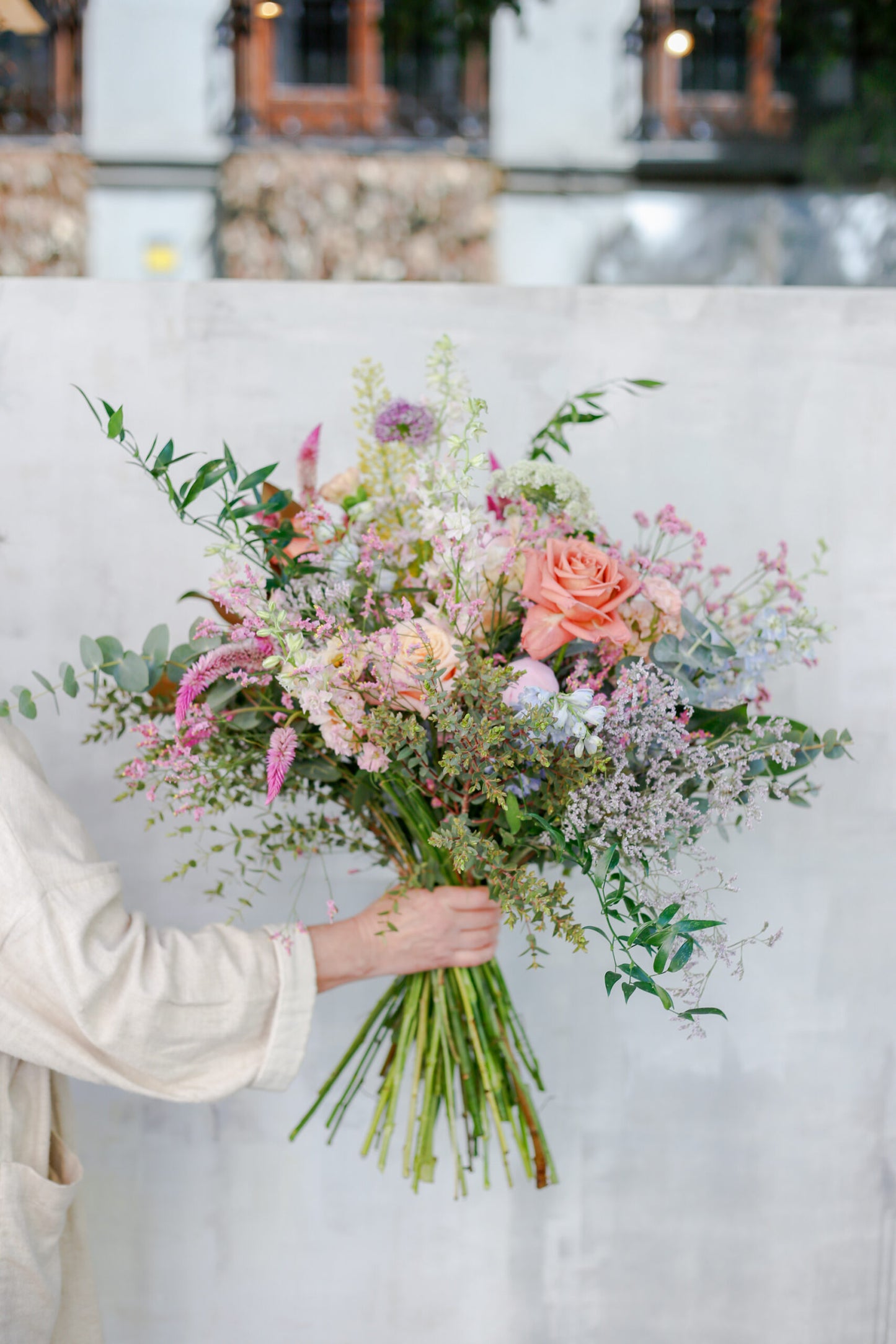 Ramo de flores romántico