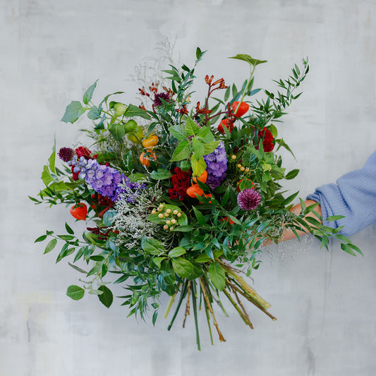 Ramo de flores de temporada otoñal