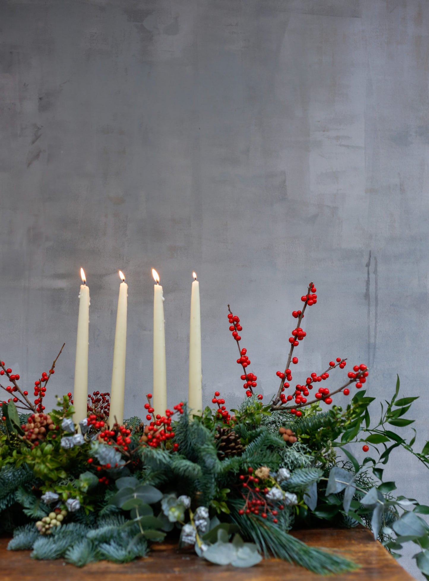 Centro de mesa de Navidad clásico