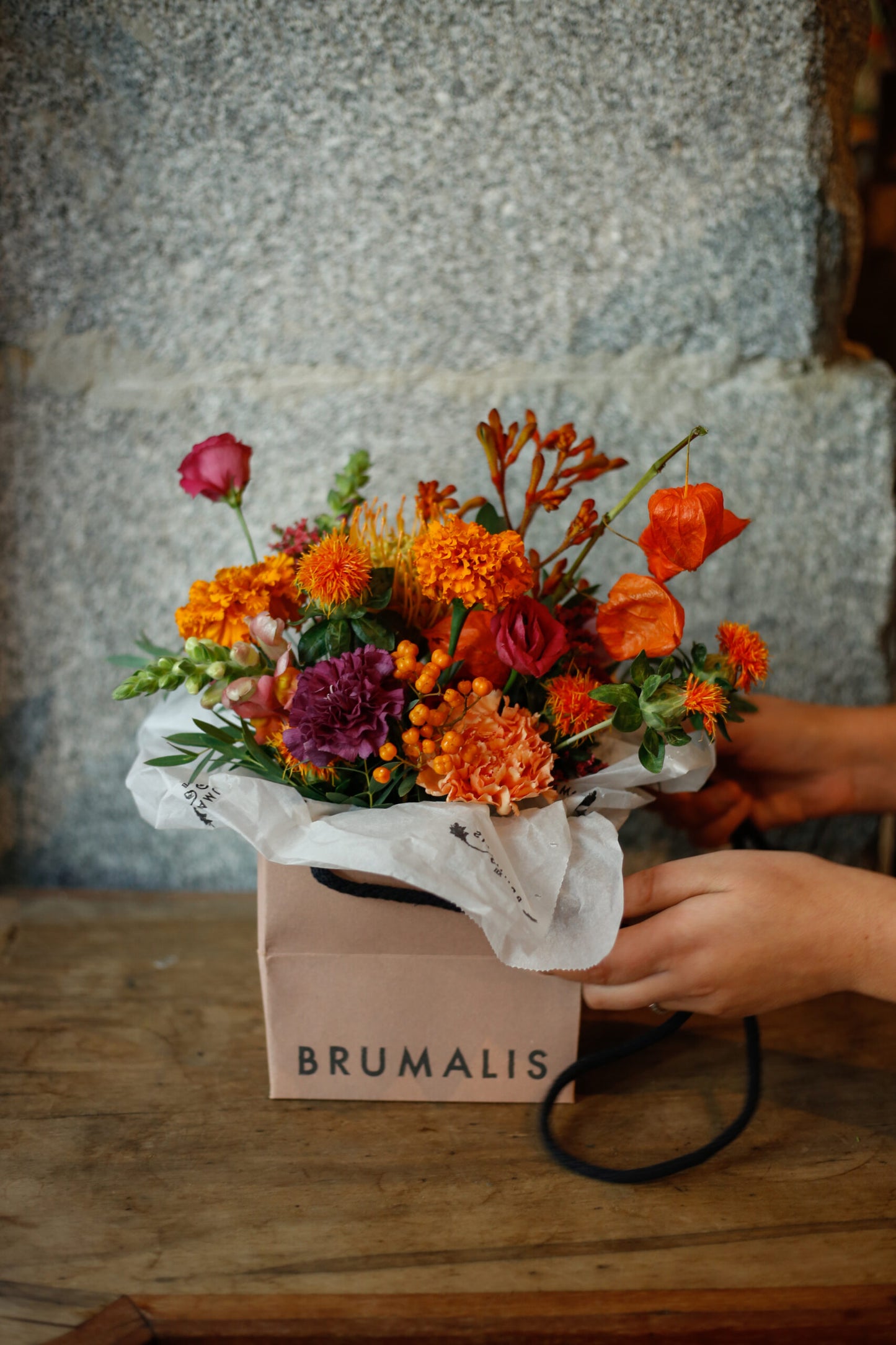 Ramo otoñal de temporada en bolsa BRUMALIS