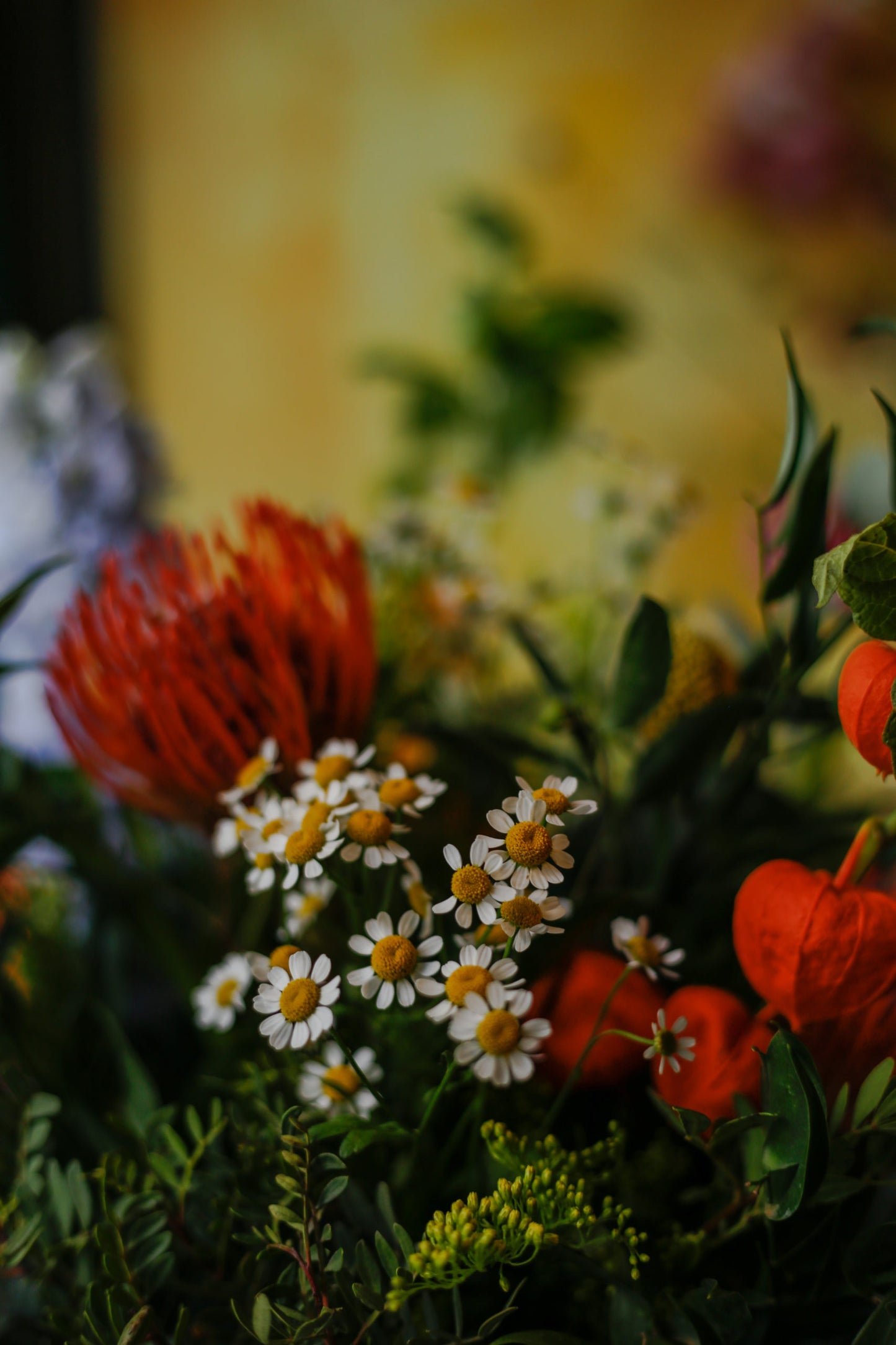Ramo de flores de temporada otoñal