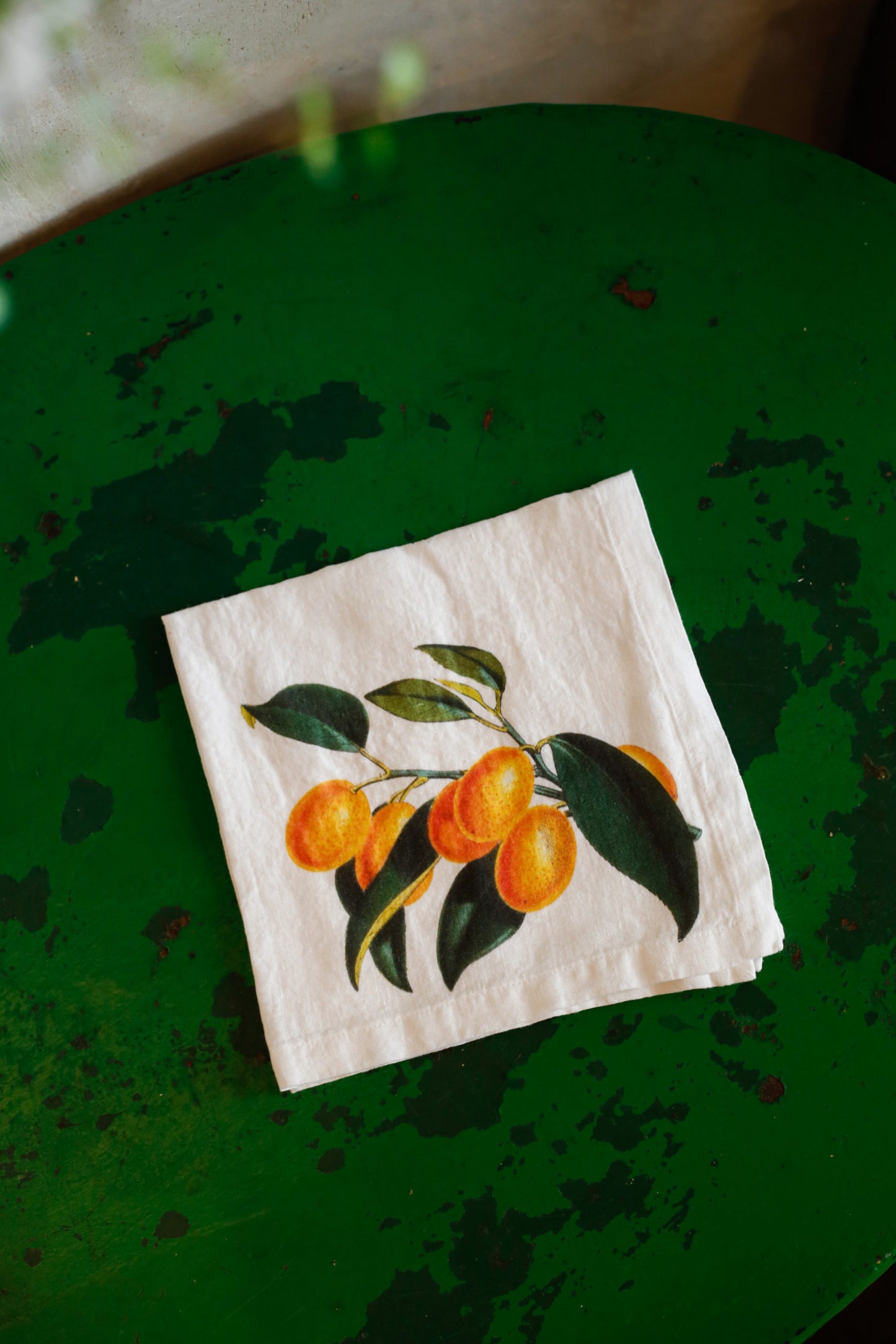 Servilletas de lino Print Citrus - Pack de 6
