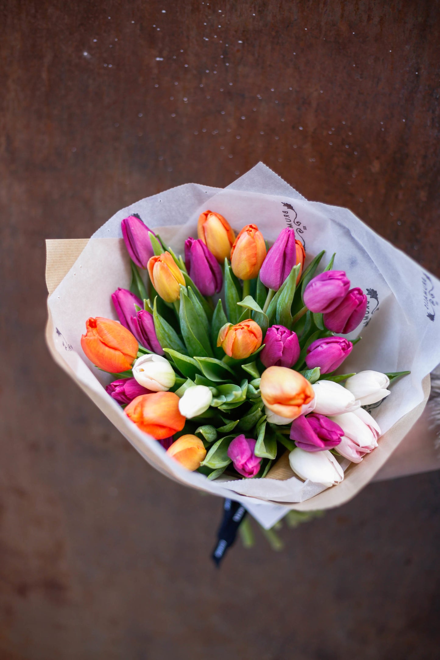 Ramo de tulipanes mix de 3 colores