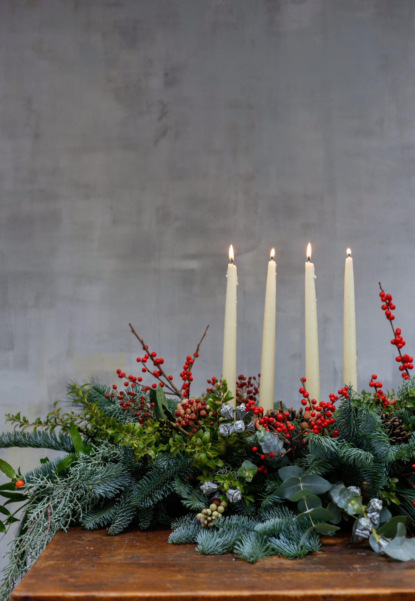 Centro de mesa de Navidad clásico