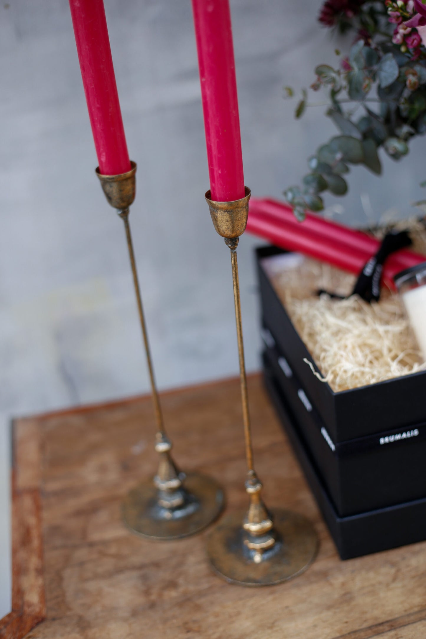 Caja de regalo Rosas VELAS