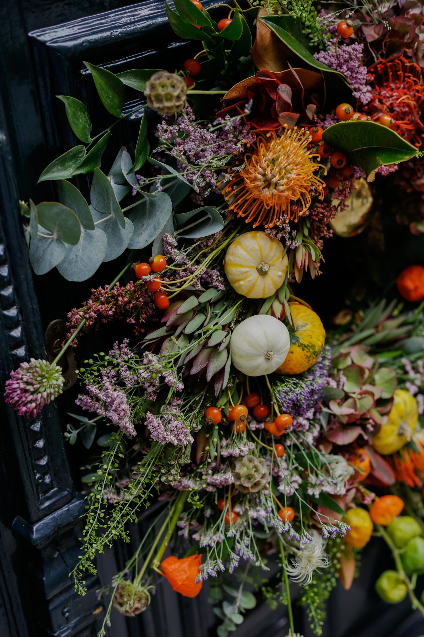 Corona de flores otoñal DELUXE