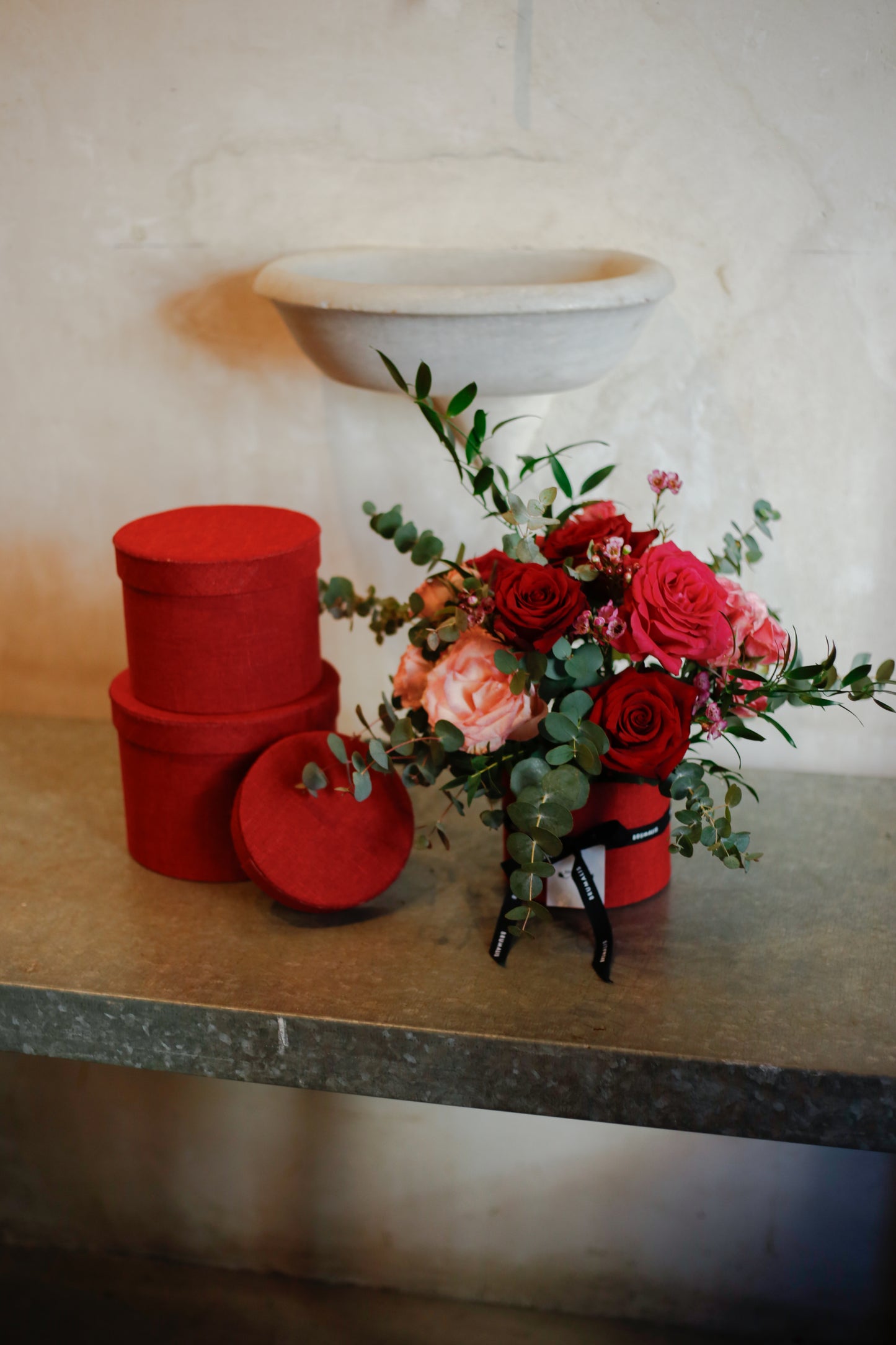 Caja con mix de Rosas