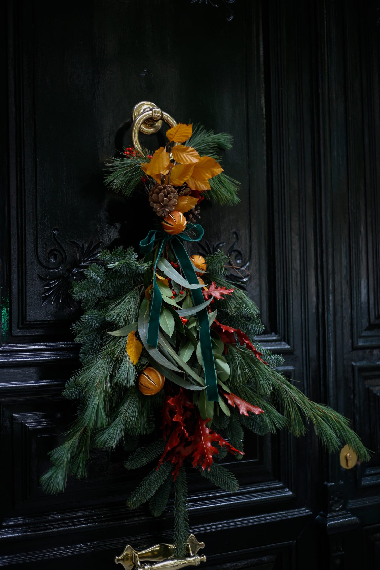 Ramo de Navidad para la puerta