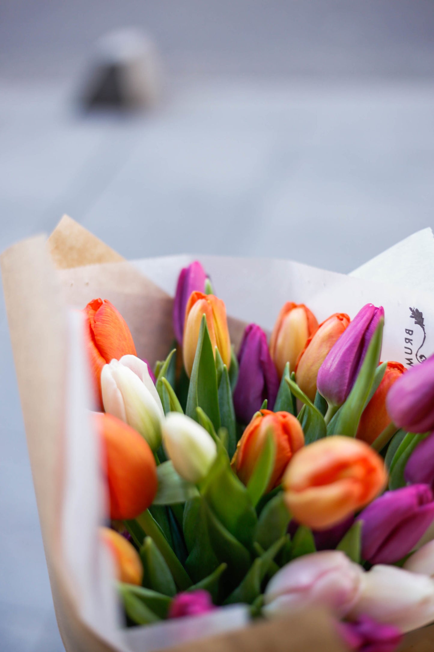 Ramo de tulipanes mix de 3 colores