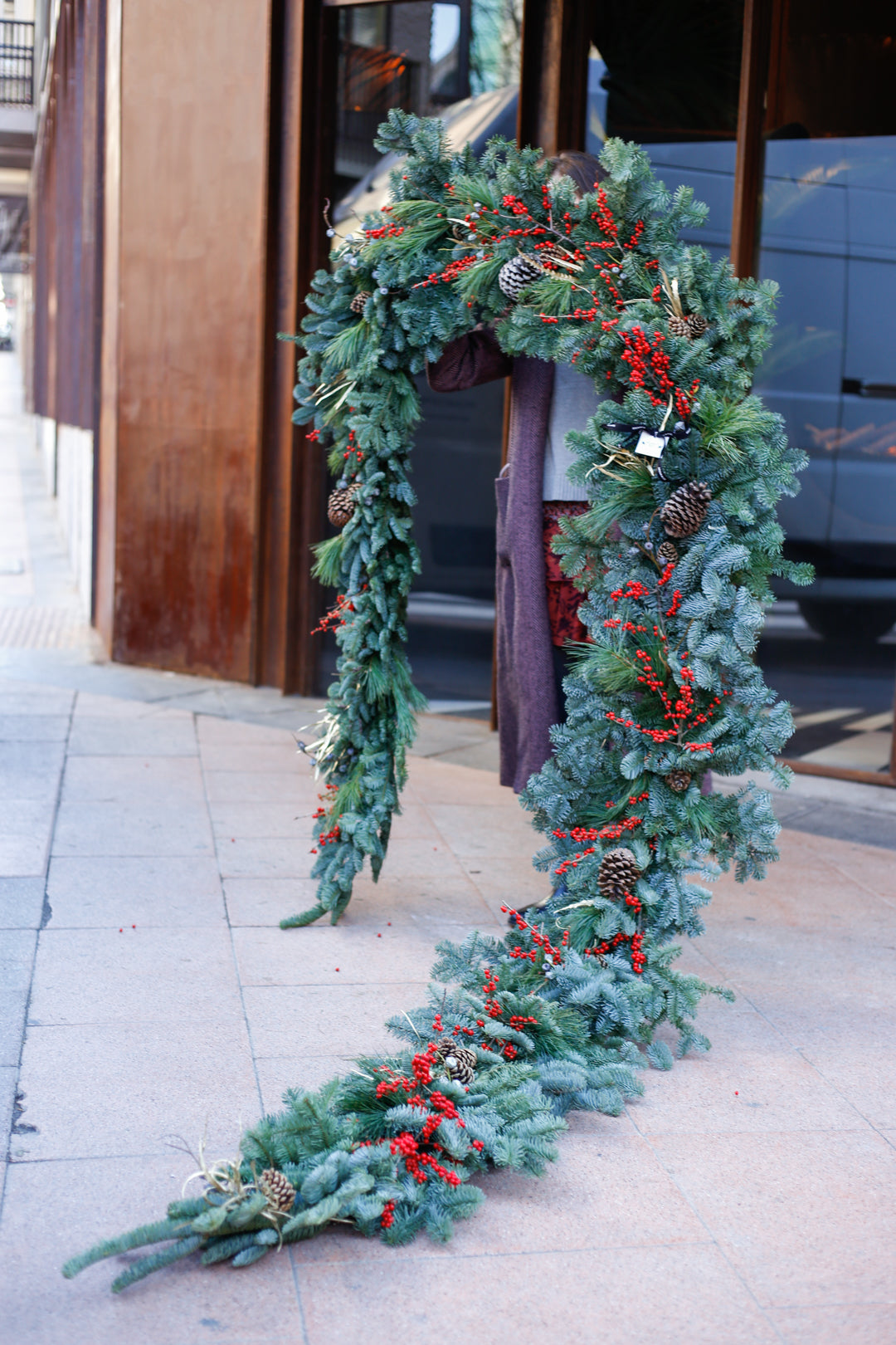 Guirnalda de Navidad clásica por metro