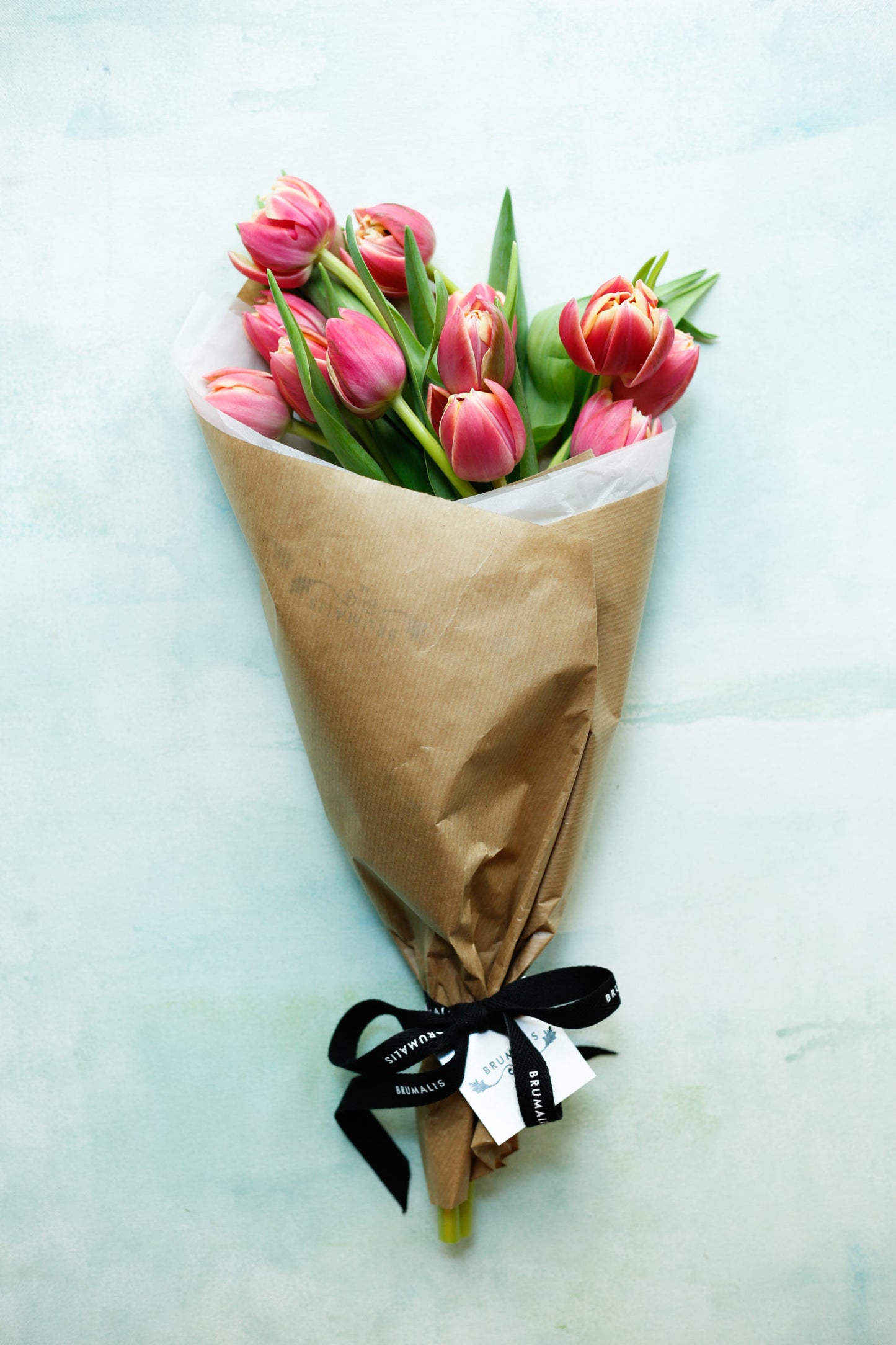 Ramo de tulipanes rosas - Envío nacional