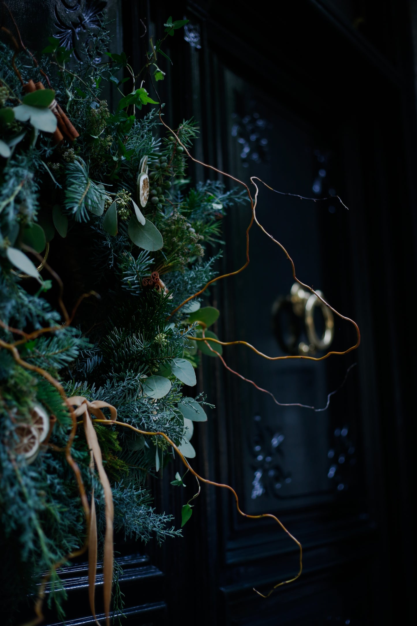 Corona de Navidad herbal