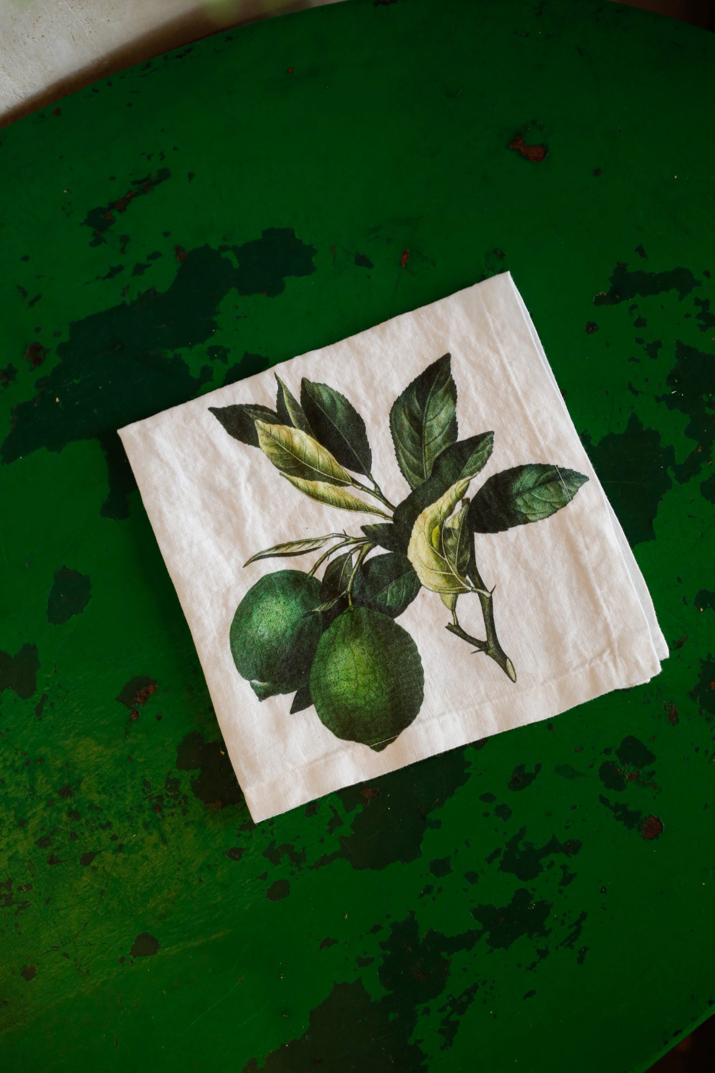 Servilletas de lino Print Citrus - Pack de 6