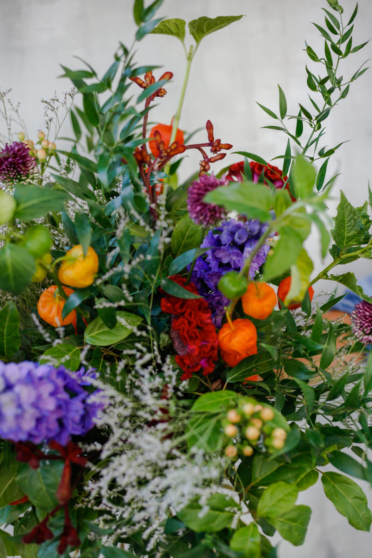 Ramo de flores de temporada otoñal
