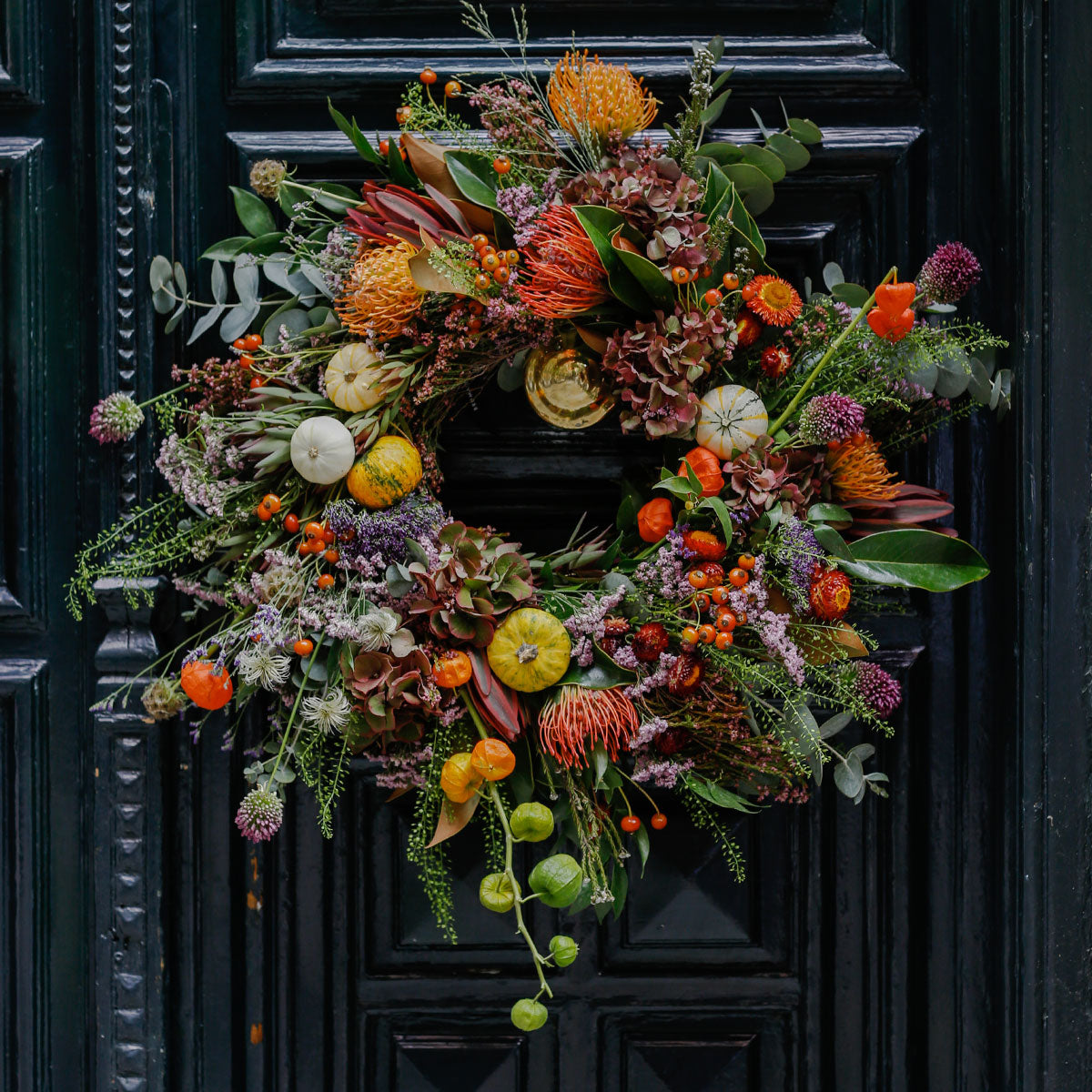 Corona de flores otoñal DELUXE