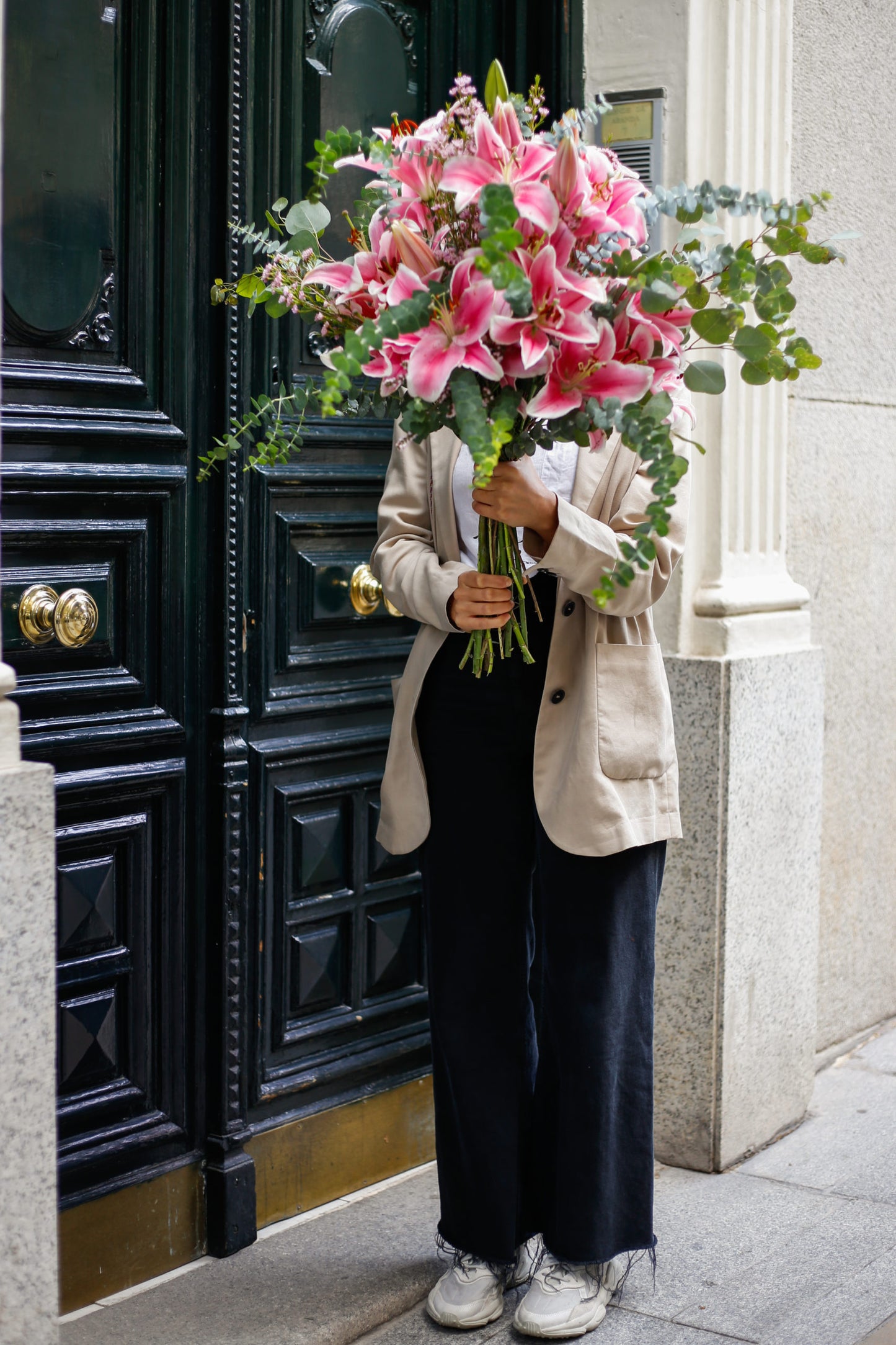 Ramo de lilium rosa