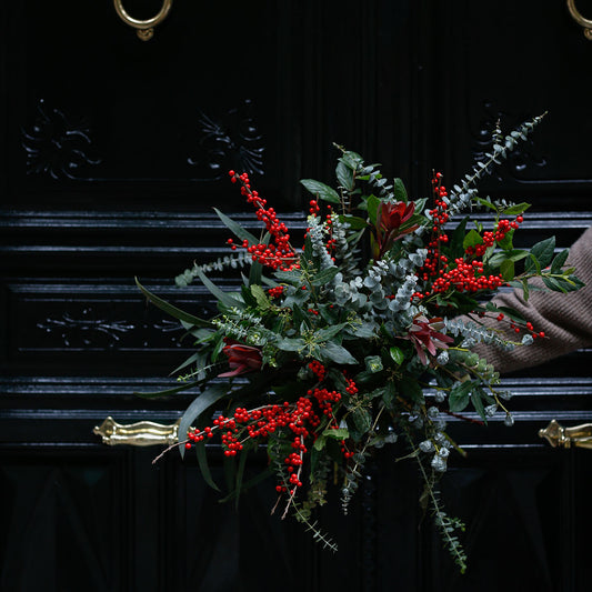 Ramo de verdes navideño