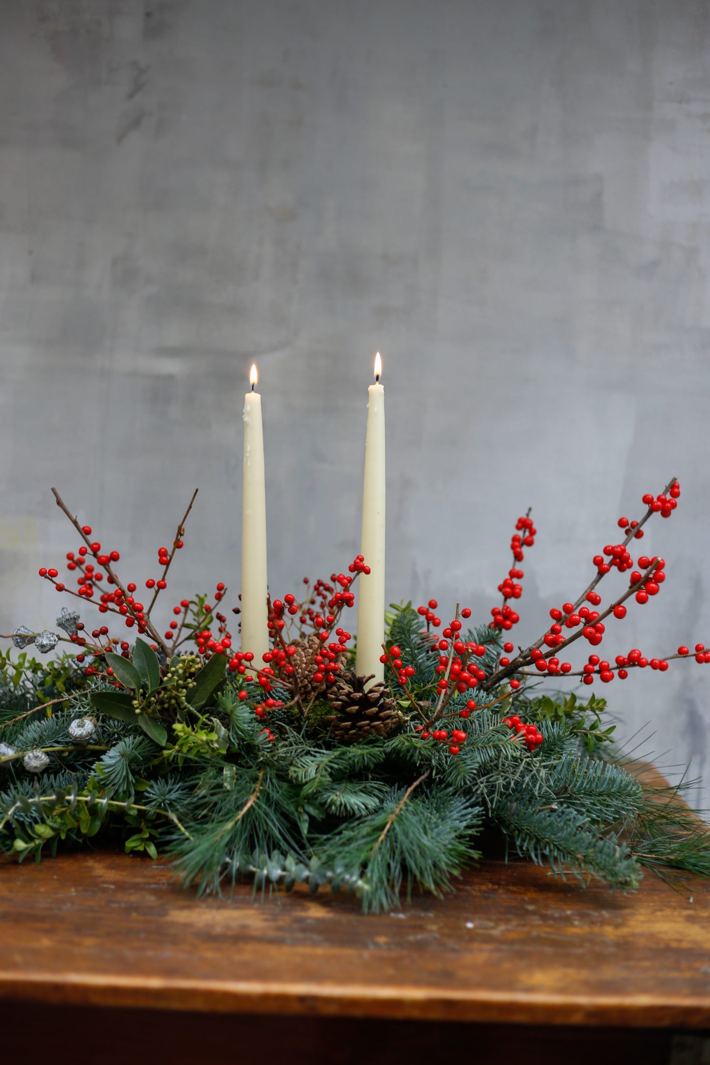 Centro de mesa de Navidad clásico