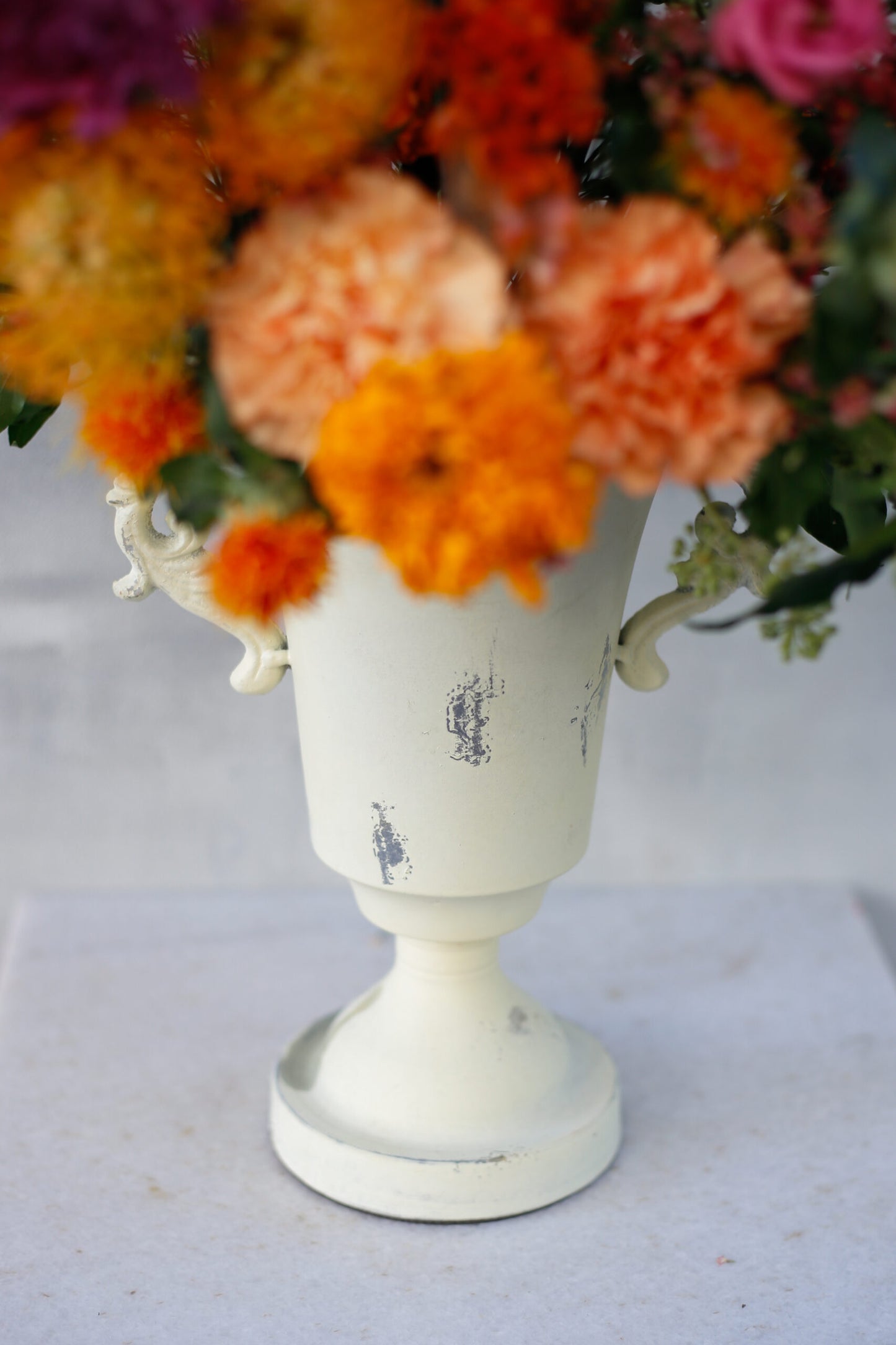 Arreglo de flores otoñal DELUXE en copa