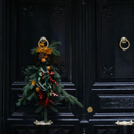 Ramo de Navidad para la puerta