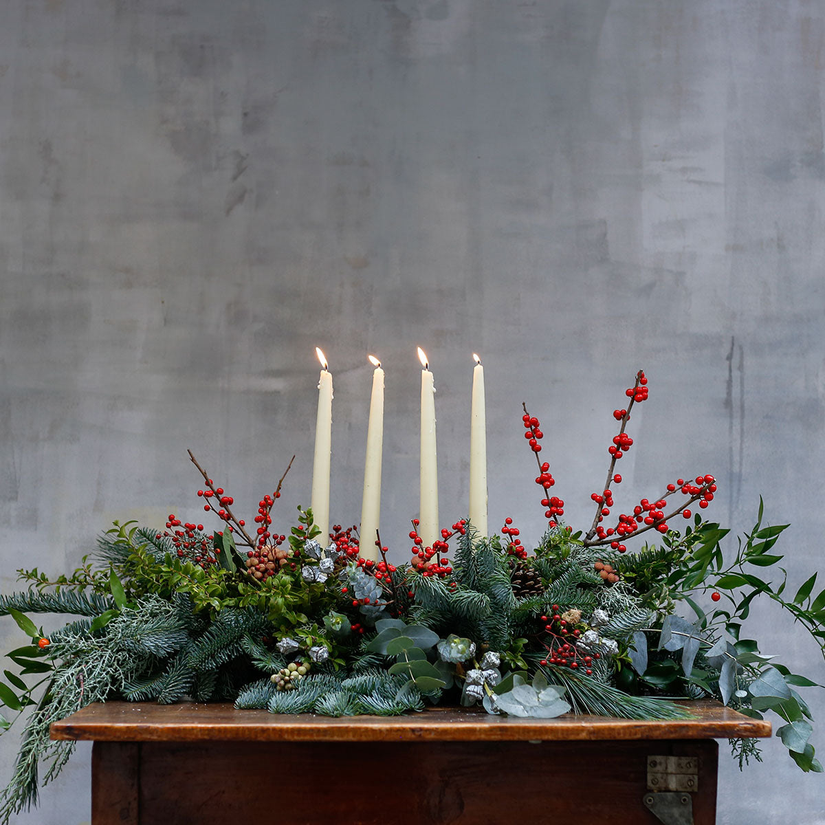 Centro de mesa de Navidad clásico