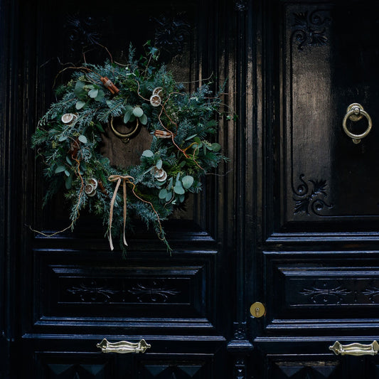 Corona de Navidad herbal