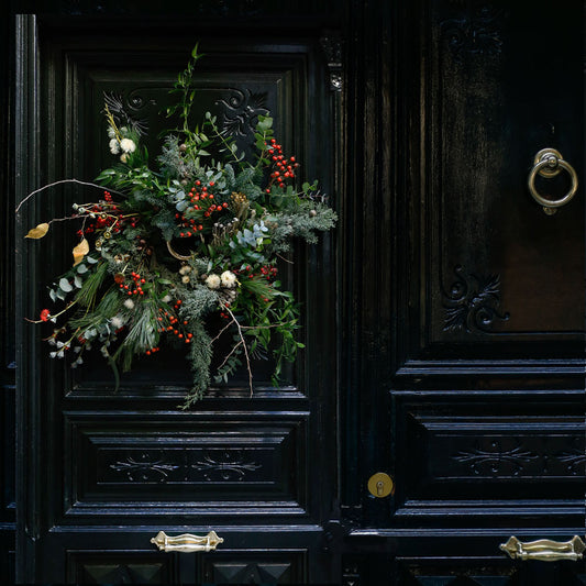 Corona de Navidad Rústica