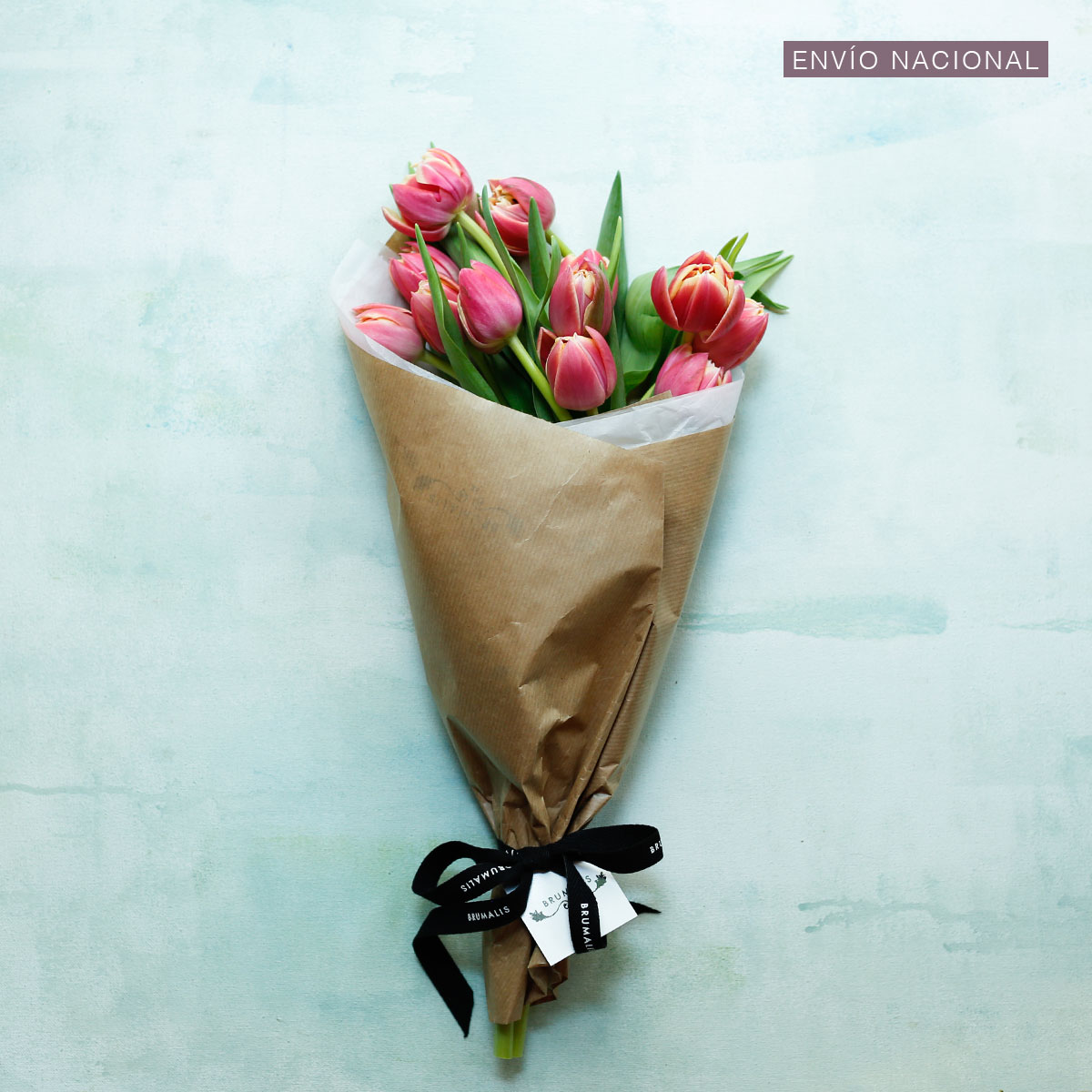 Ramo de tulipanes rosas – Envío nacional | brumalis