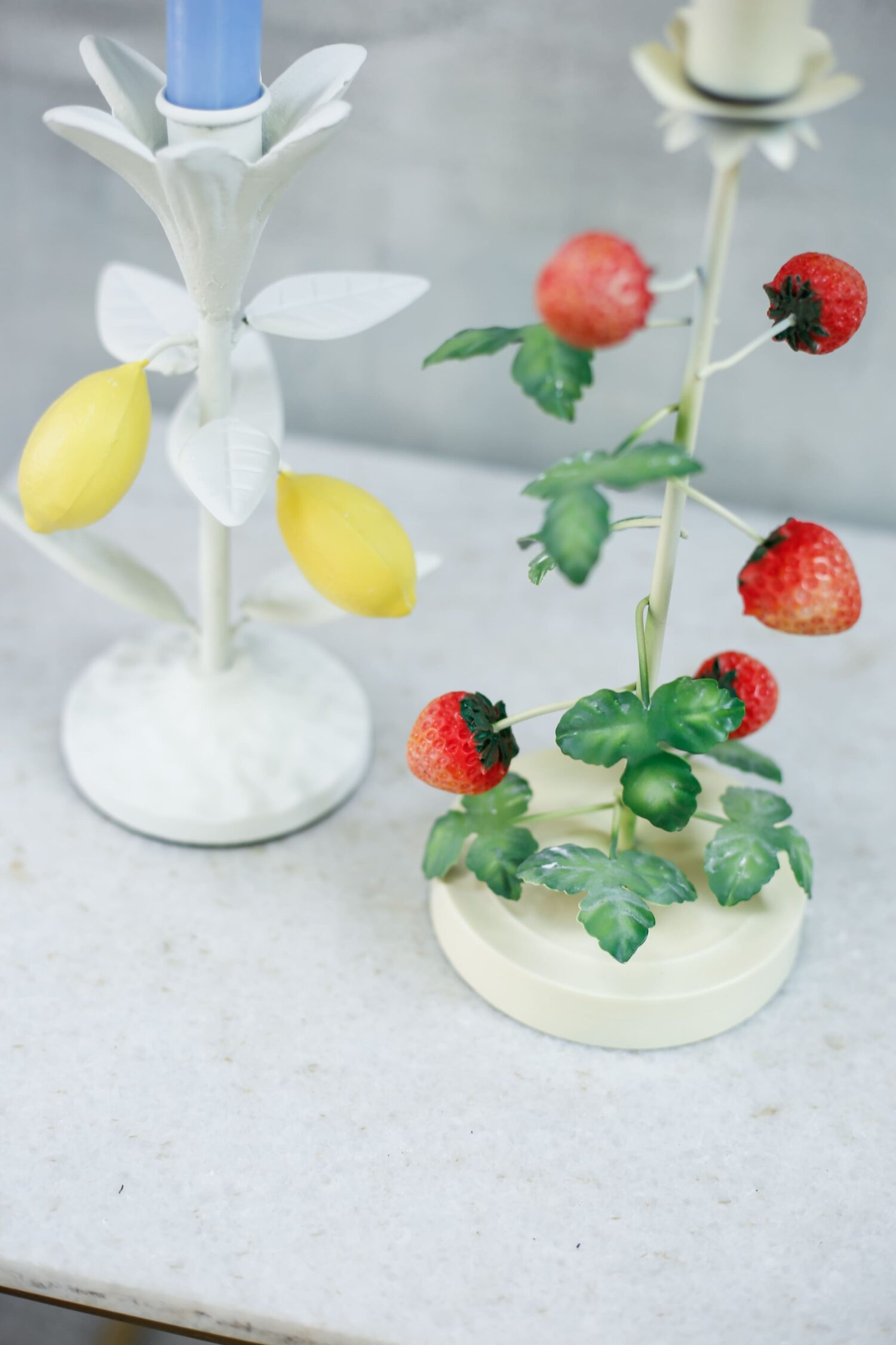 Candelabro frutas fresa - limón - Imagen 3