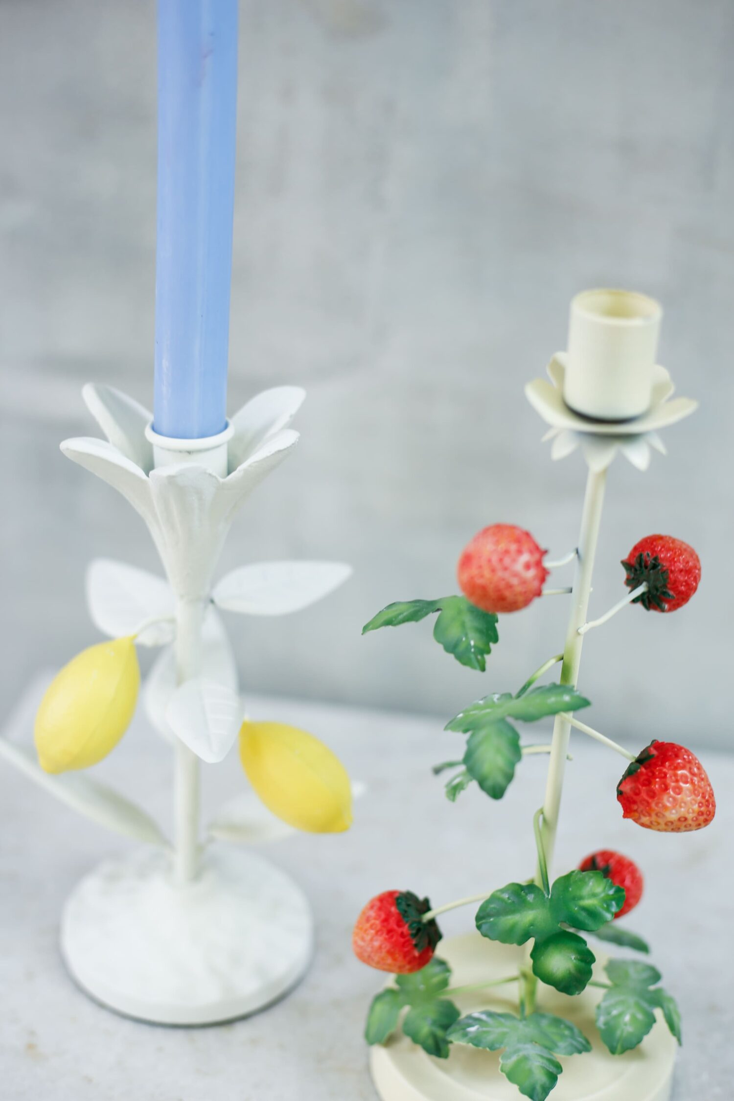 Candelabro frutas fresa - limón - Imagen 2