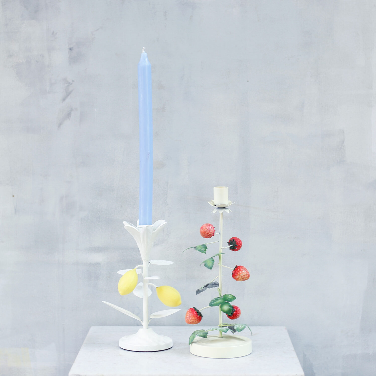 Candelabro frutas fresa - limón